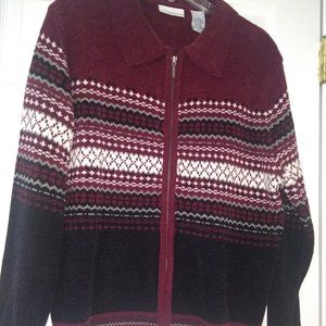 Zippered Sweater Shirt